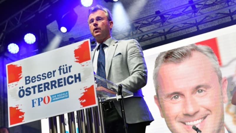 Norbert Hofer, Spitzenkandidat der FPÖ (Bild: AFP)