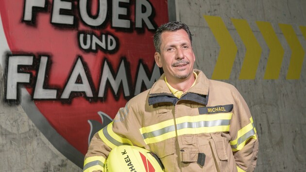 Michael Kodal: Der 44-jährige Metallbautechniker ist Kommandant bei der Freiwilligen Feuerwehr Kühnsdorf in Kärnten. (Bild: ORF)