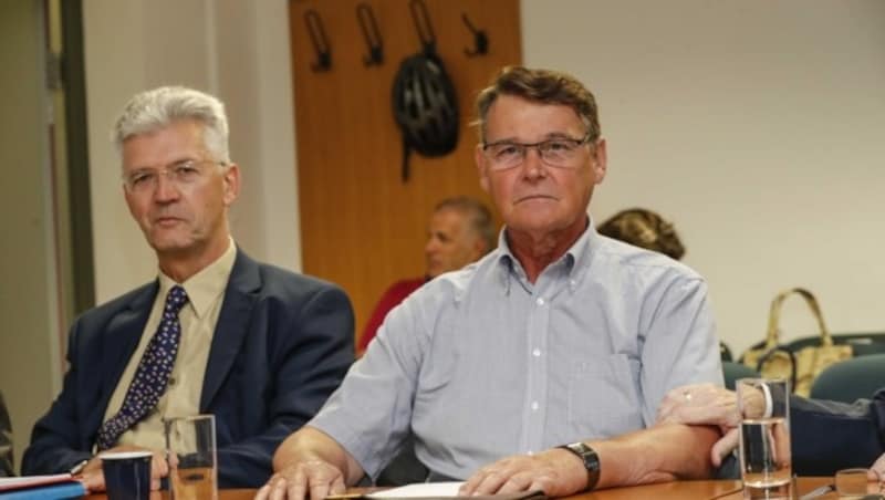 Ex-Landesfinanzchef Eduard Paulus und Ex-Landesvize Othmar Raus (Bild: MARKUS TSCHEPP)