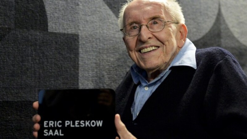 Die Hollywood-Legende anlässlich der Eröffnung des „Eric-Pleskow-Saales“ im Metro Kinokulturhaus in Wien (Bild: APA/HERBERT NEUBAUER)