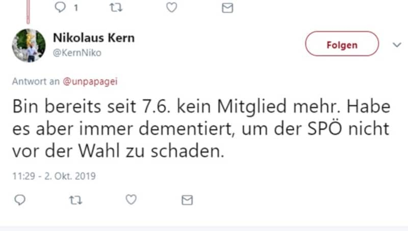 (Bild: Screenshot/twitter.com/KernNiko)