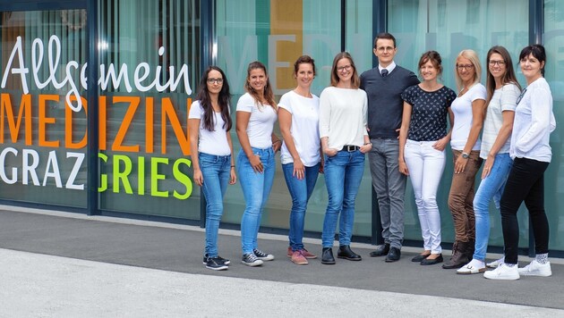 Die Gruppenpraxis Allgemeinmedizin Graz-Gries ist seit 1. Oktober geöffnet und wird von den Ärztinnen Johanna Leitner und Elisabeth Wejbora als Primärversorgungseinheit geführt. (Bild: Helmut Reisinger)