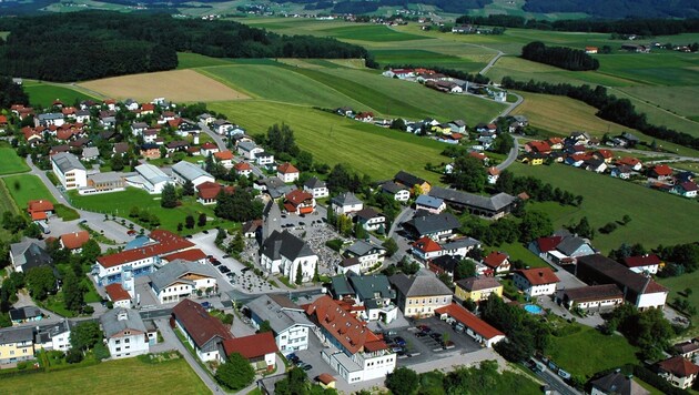 Die Flachgauer Gemeinde Lamprechtshausen. (Bild: Gemeinde Lamprechtshausen)