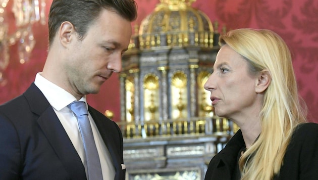 Minister in neuer Regierung: Gernot Blümel und Juliane Bogner-Strauß gelten als gesetzt. (Bild: APA/HANS KLAUS TECHT)