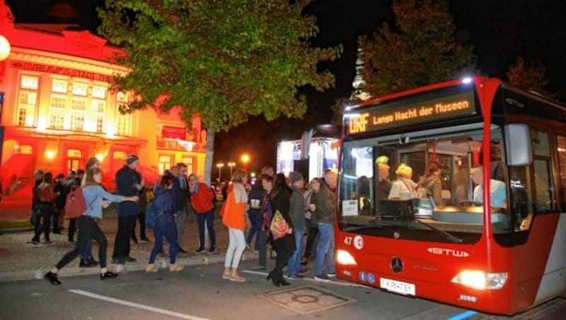 In Klagenfurt gab es eigene Bus-Shuttles. (Bild: Rojsek-Wiedergut Uta)