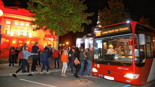 In Klagenfurt gab es eigene Bus-Shuttles. (Bild: Rojsek-Wiedergut Uta)