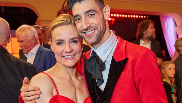 Nicole Wesner und Dimitar Stefanin nach dem „Dancing Stars“-Finale 2019 (Bild: Starpix / picturedesk.com)