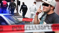 Unter dringendem Mordverdacht: Andreas E. (25) (Bild: Andi Schiel, APA/ZOOM.TIROL, krone.at-Grafik, facebook.com)