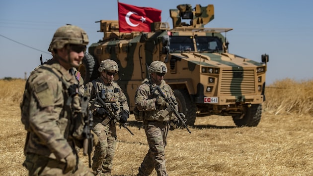 Seit Langem wird eine türkische Militäroffensive in Nordsyrien erwartet. Die US-Truppen sind nun auf dem Rückzug. (Bild: AFP)