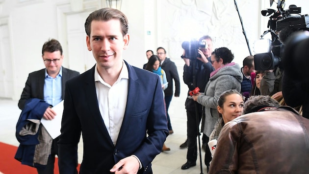 Sebastian Kurz: Regierungsverhandlungen mit den Grünen mittlerweile im Endspurt (Bild: APA/HELMUT FOHRINGER)