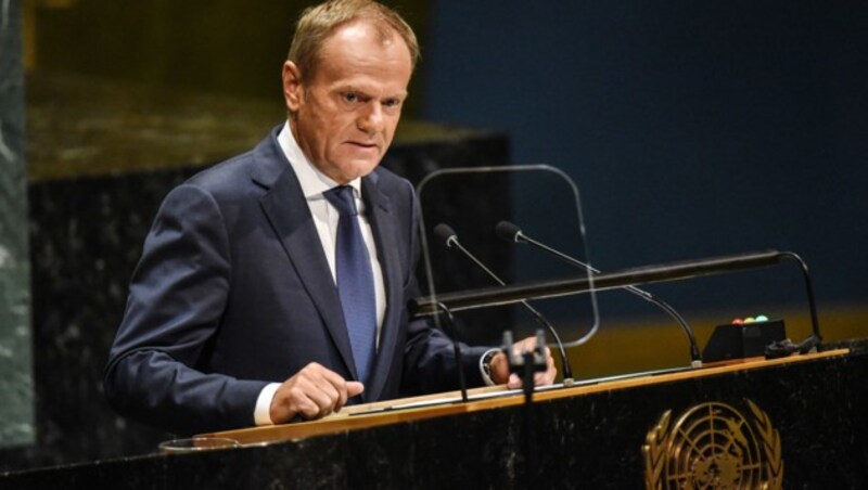 Donald Tusk (Bild: APA/AFP/GETTY IMAGES/STEPHANIE KEITH)