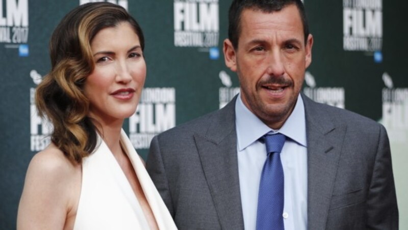 Adam Sandler und seine Ehefrau Jackie (Bild: AFP )