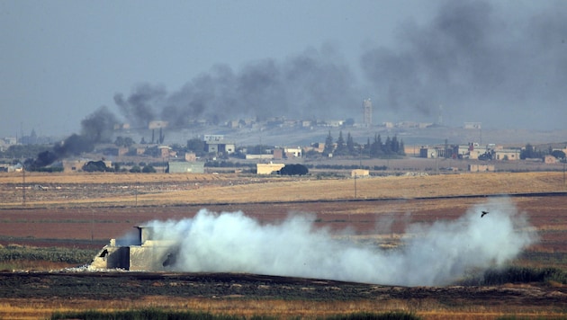 Türkische Kampfjet haben Kurden in Nordsyrien bombardiert (Bild: AP)