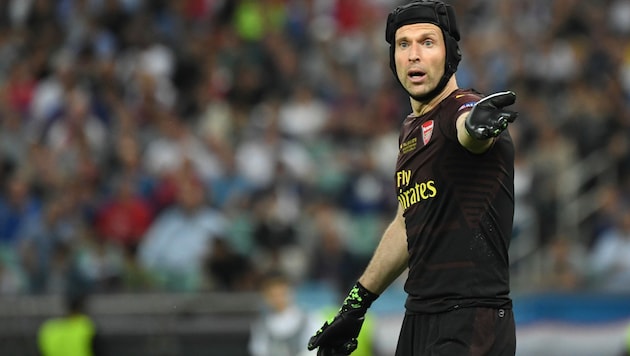 Petr Cech war jahrelang als Torhüter in der Premier League tätig. (Bild: APA/AFP/Kirill KUDRYAVTSEV)