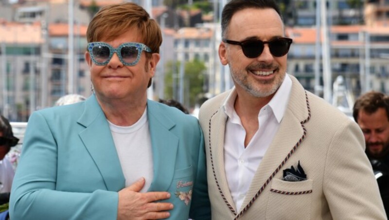 Elton John und David Furnish (Bild: AFP)