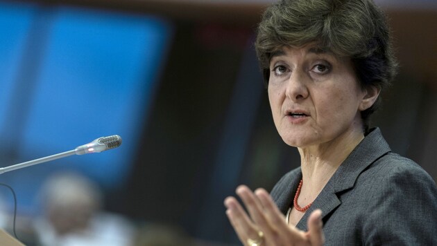 Sylvie Goulard konnte die Bedenken der Abgeordneten nicht entkräften. (Bild: AFP)