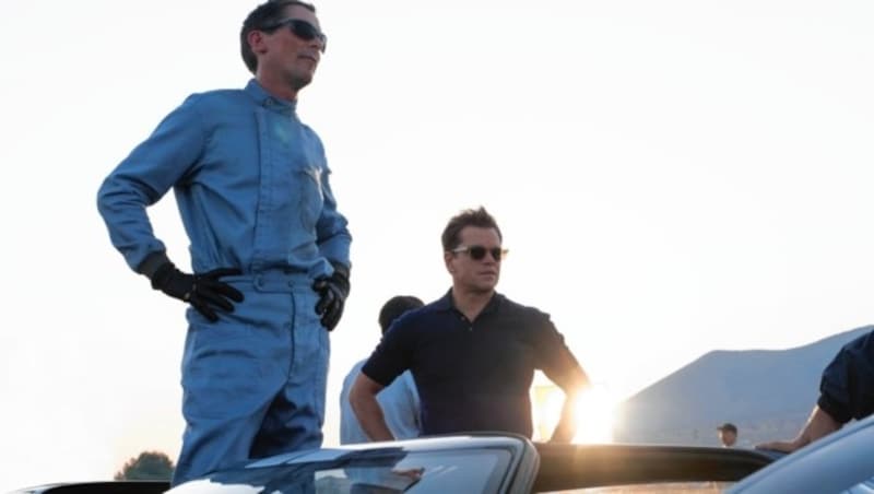 Christian Bale und Matt Damon in „Le Mans 66“ (Bild: 20 Century Fox Film)