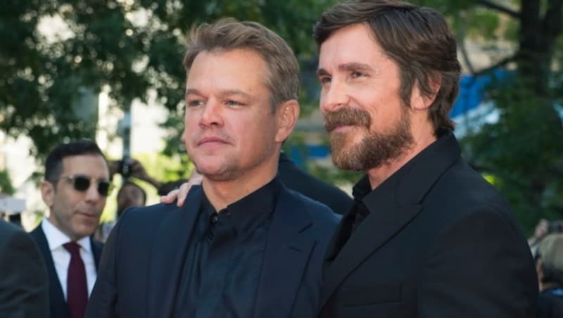 Matt Damon und Christian Bale (Bild: AP)