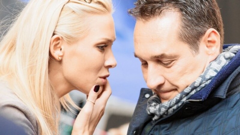 Philippa und Heinz-Christian Strache (Bild: APA/Georges Schneider/picturedesk.com)