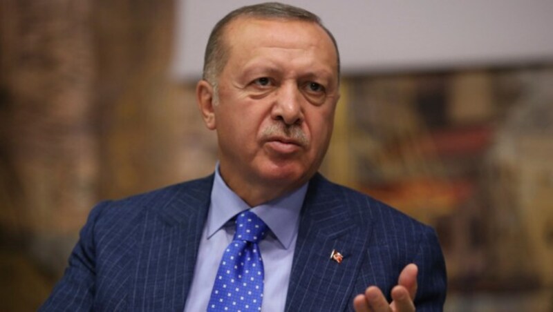 Der türkische Präsident Recep Tayyip Erdogan (Bild: AP)