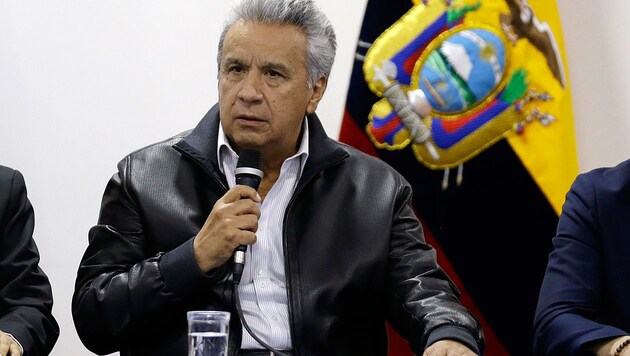 Ecuadors Staatschef Lenin Moreno (Bild: Associated Press)