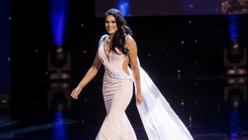 Audra Mari im Finale des „Miss World 2016“-Wettbewerbs (Bild: AFP)