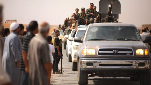 Syrische Regierungstruppen in Nordsyrien (Bild: AFP)