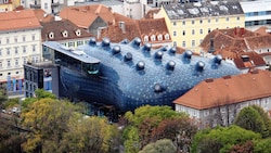 Das Grazer Kunsthaus (Bild: Kronenzeitung)