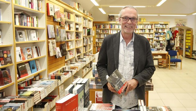 Leiter der Rupertus Buchhandlung Klaus Seufer-Wasserthal (Bild: Tschepp Markus)