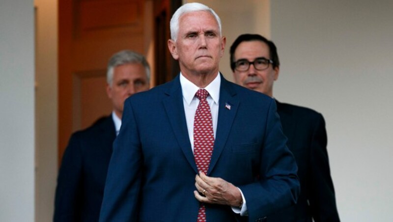 Vizepräsident Mike Pence startet seine Syrien-Vermittlungsmission. (Bild: AP)