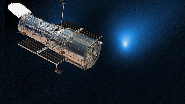 (Bild: NASA, ESA, D. Jewitt (UCLA), NASA, krone.at-Grafik)