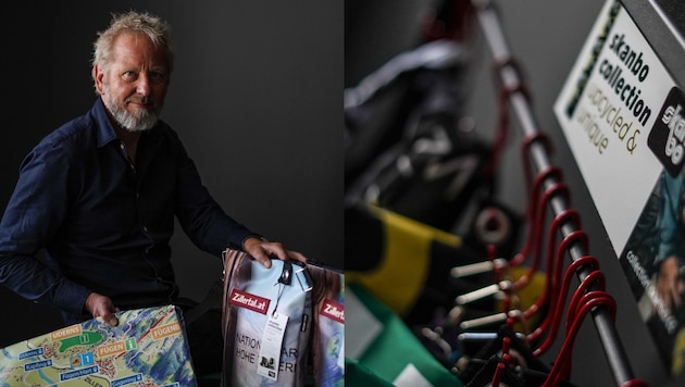 Mit seiner Firma Skanbo wird Manfred Nareyka nun zum Upcycling-Spezialisten. (Bild: Markus Wenzel)