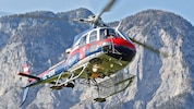 Der geschockte Vater wurde mit dem Polizeihubschrauber ins Tal geflogen (Symbolbild). 
