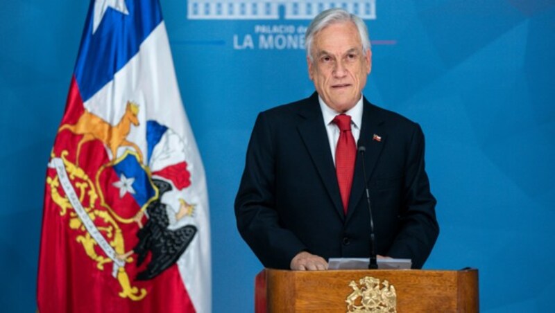 Chiles Präsident Sebastian Pinera (Bild: AFP)