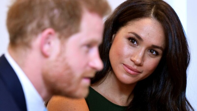 Prinz Harry und Meghan Markle (Bild: AP)