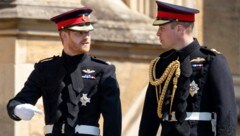 Prinz William begleitet seinen Bruder Harry am 19. Mai 2018 zu dessen Hochzeit mit Meghan Markle auf Windsor Castle. (Bild: www.PPS.at)