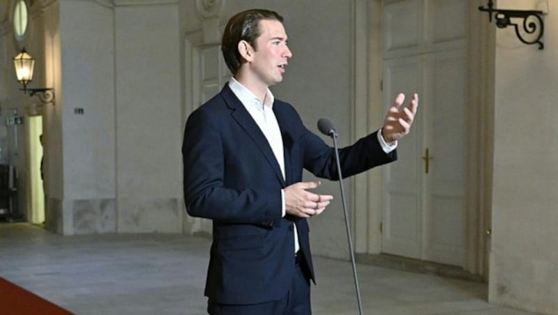 Sebastian Kurz (Bild: APA/HERBERT NEUBAUER)