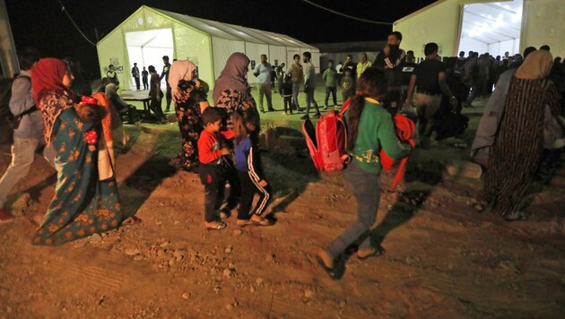 Der türkische Einmarsch in Nordsyrien hat Tausende Menschen in die Flucht getrieben. (Bild: AFP)