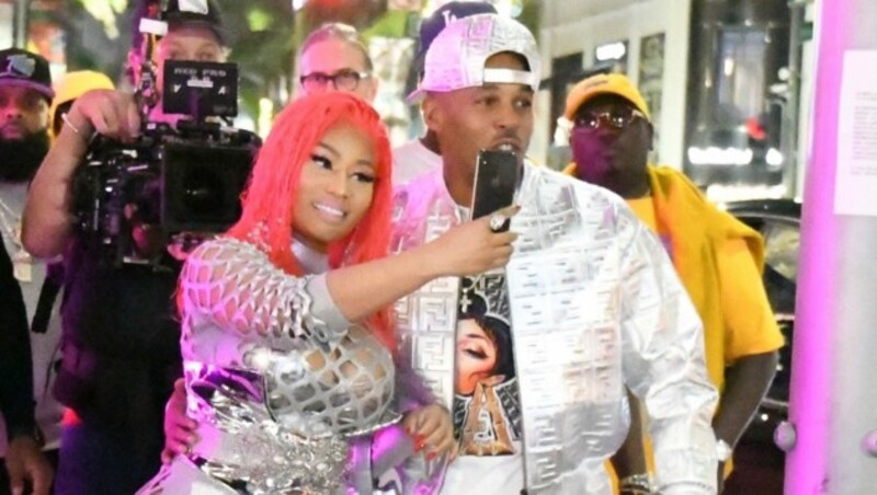 Nicki Minaj und Kenneth „Zoo“ Petty (Bild: www.PPS.at)