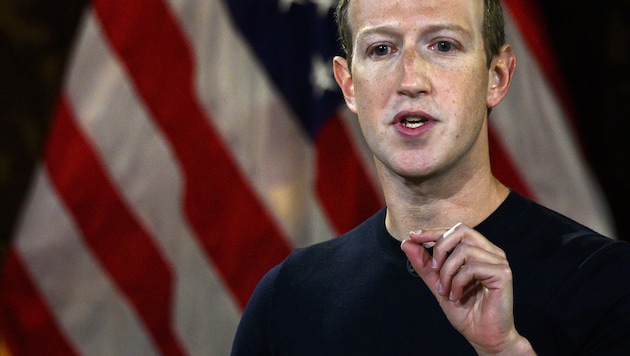 Mark Zuckerberg is one of the best-known, but according to a new study by no means a representative tech billionaire. (Bild: AFP)