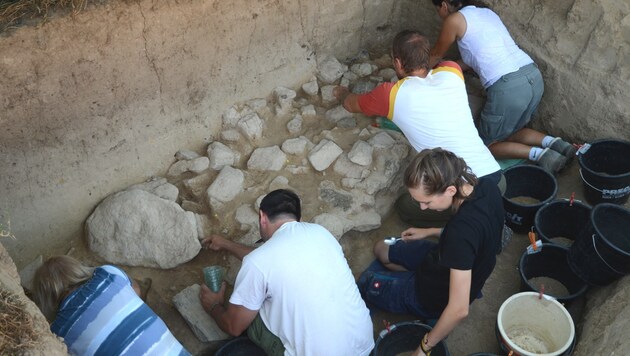 Forscher haben in Niederösterreich einen „Kühlschrank“ aus der Steinzeit entdeckt. (Bild: APA/ÖAW/OREA/THOMAS EINWÖGERER)