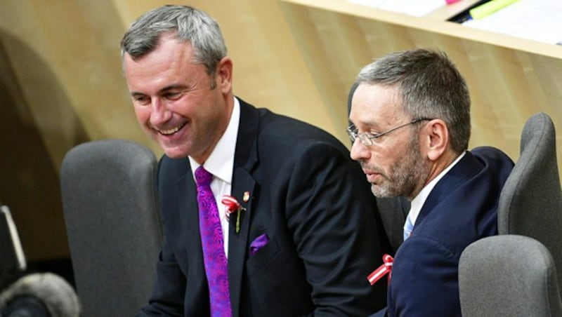 Norbert Hofer, Herbert Kickl (Bild: APA/HANS PUNZ)