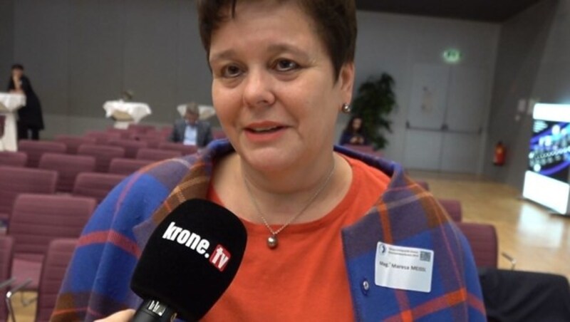 Maresa Meissl, EU Head Unit of Information Security (Bild: krone.tv)