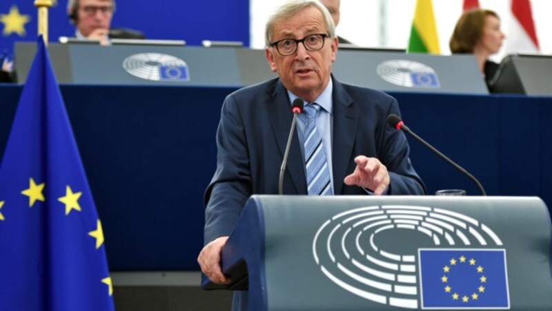 Noch-EU-Kommissionschef Juncker (Bild: APA/AFP/FREDERICK FLORIN)