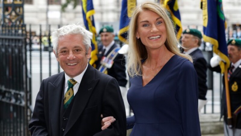 John Bercow und seine Frau Sally (Bild: AP)