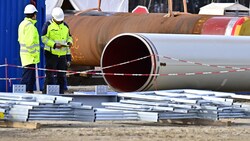 Bauarbeiten an der Pipeline (Bild: AFP)