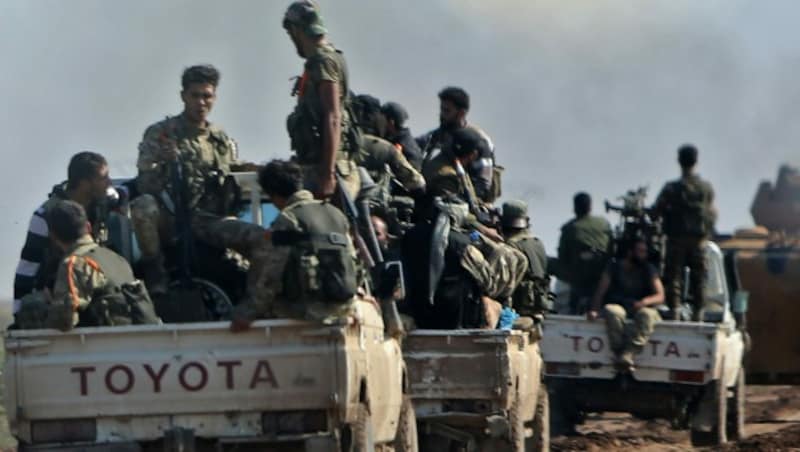 Streitkräfte in Nordsyrien (Archivbild) (Bild: AFP)