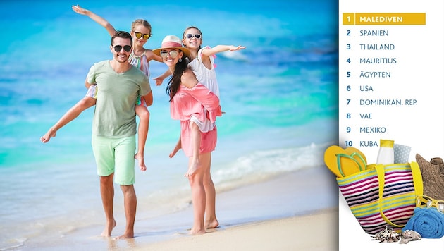 Strandurlaub steht bei Familien hoch im Kurs. (Bild: stock.adobe.com)