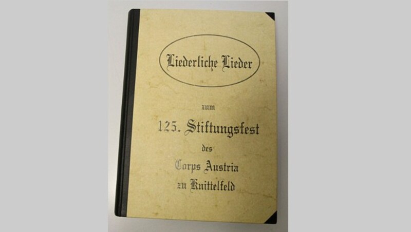 Das besagte Liederbuch (Bild: Andreas Schiel)