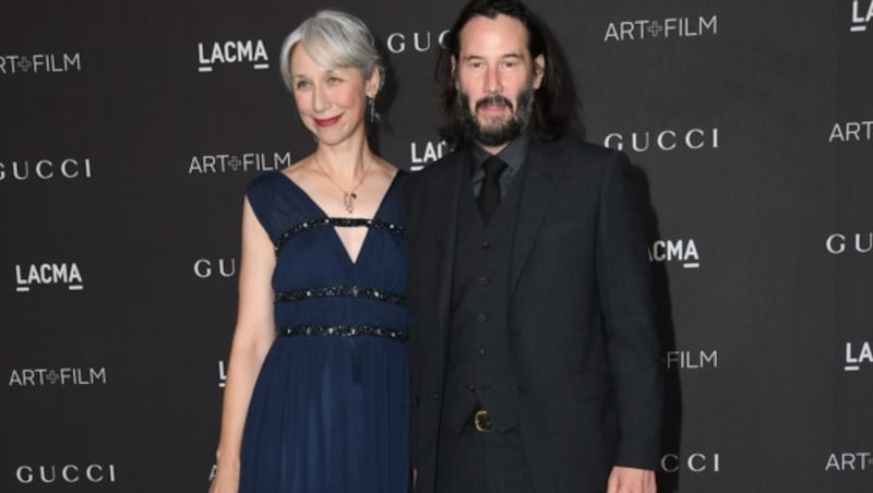 Alexandra Grant und Keanu Reeves (Bild: AFP )